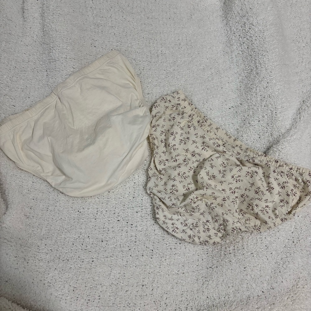 Y2K Jockey Floral/Cream Underwear Bundle of 2 Size S - Picture 2 of 3